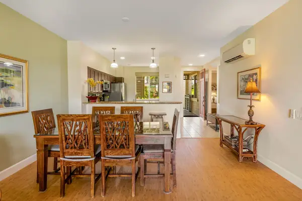 Dining room with seating for six and ope to the kitchen so you can easily visit with the chef.