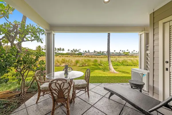 Enjoy your private lanai for your morning coffee.