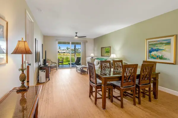 Dining room with seating for six and ope to the kitchen so you can easily visit with the chef.