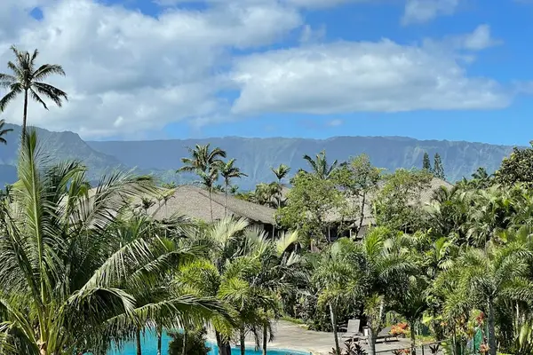Kauai's famous green mountains - on all four sides, this home is a true showcase of Princeville and the North Shore.