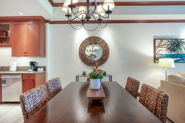 Spacious dining area next to the kitchen