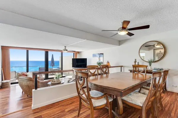 Dining room with ocean views, perfect for meals with a view