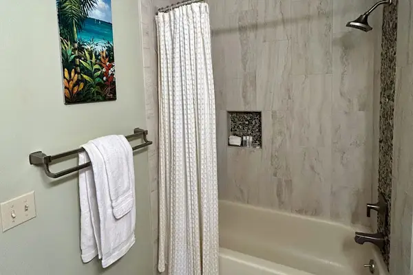 Modern Bathroom With Walk In Shower