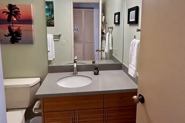 Modern Bathroom With Granite Vanity