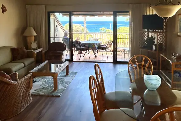 Bright Living Room With Ocean Views