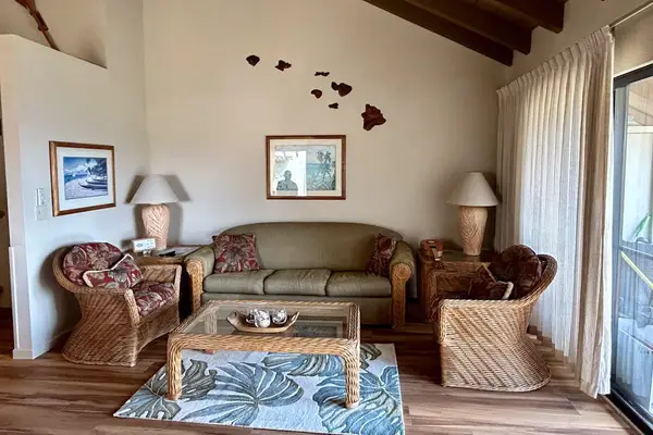 Warm Island Style Living Room