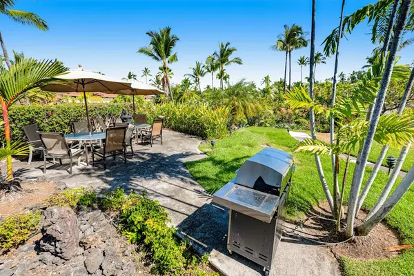 Outdoor BBQ In A Garden Setting