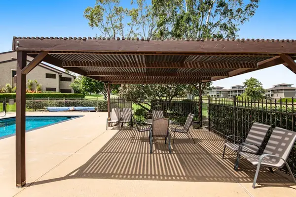 Shaded Poolside Pavilion For Outdoor Gatherings