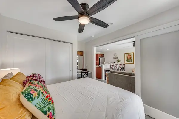 Quiet bedroom with inviting space for unwinding