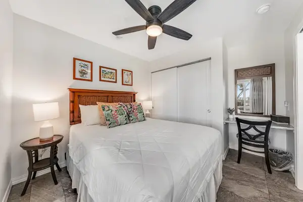 Spacious king bedroom with natural light for relaxing
