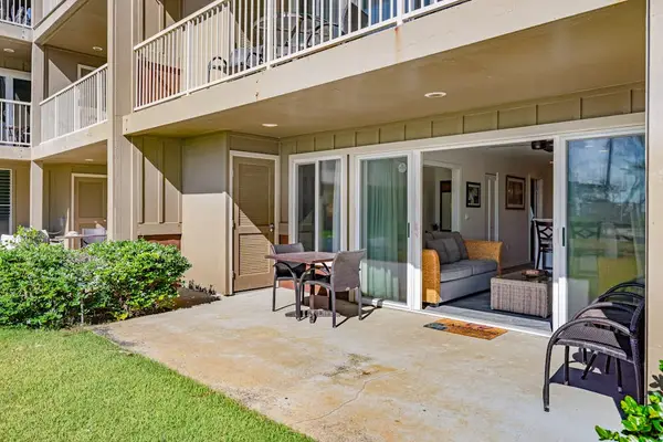 Private lanai with seating for relaxing outdoors