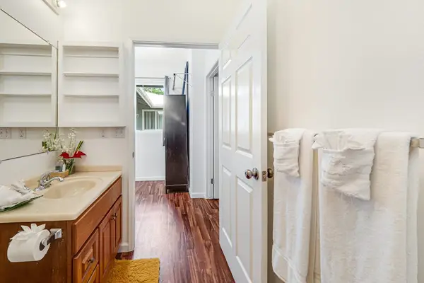 Full bathroom with walk-in shower