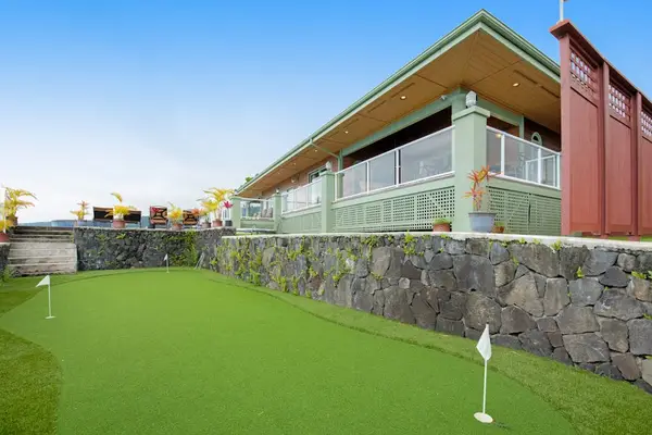 Private Custom Putting Green & Modern Exterior Architecture