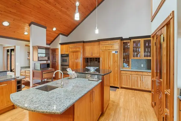 Kitchen Prep Island with Built-in Ovens & Storage