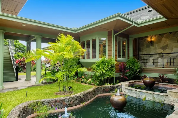 Tranquil Courtyard Water Feature & Zen Garden Landscaping
