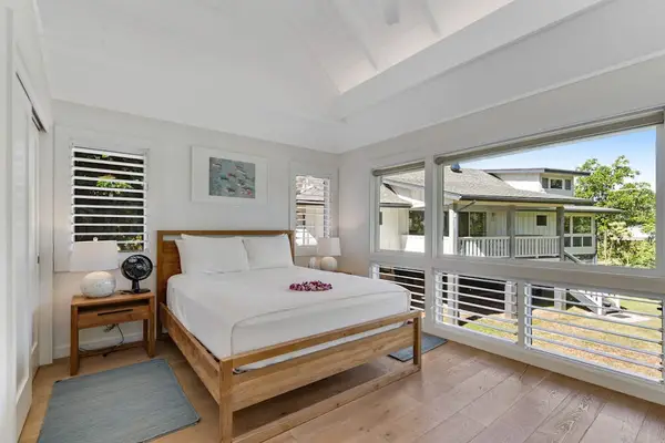 Wake up refreshed after a peaceful night in this bedroom