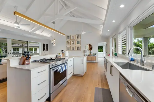 Efficient kitchen layout supports easy cooking with storage and appliances