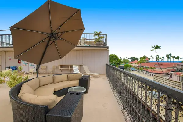 Rooftop Lounge Under Island Skies