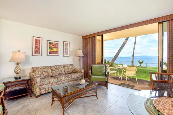 Bright Living Room Facing The Pacific