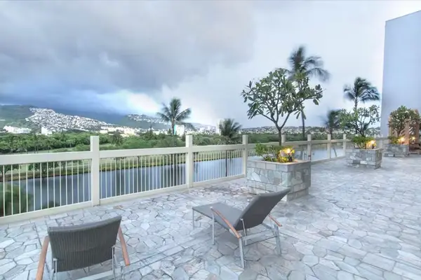 Relax outdoors in the inviting open space