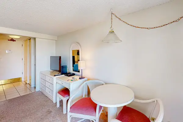 Enjoy restful comfort in the studio space
