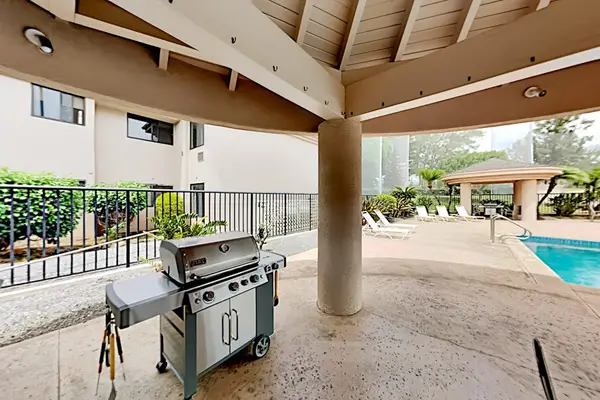 Poolside Barbecue Pavilion For Outdoor Feasts