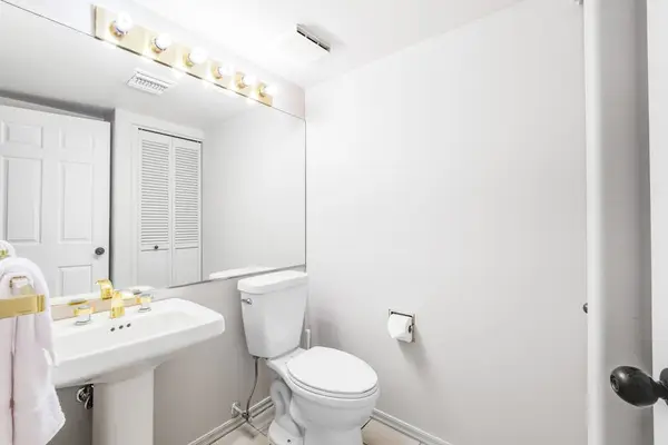 Convenient Half Bathroom On Main Level