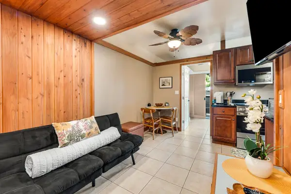 Living room with flat screen tv.