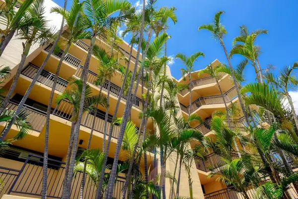 Tropical views of Sugar Beach Resort
