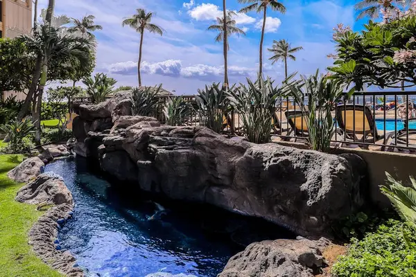 Tropical views of Sugar Beach Resort