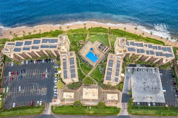 Aerial views of Sugar Beach Resort