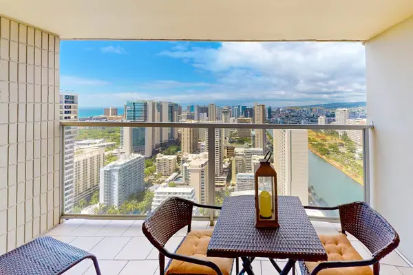 Wake up to breathtaking sea and mountain views from your private balcony.