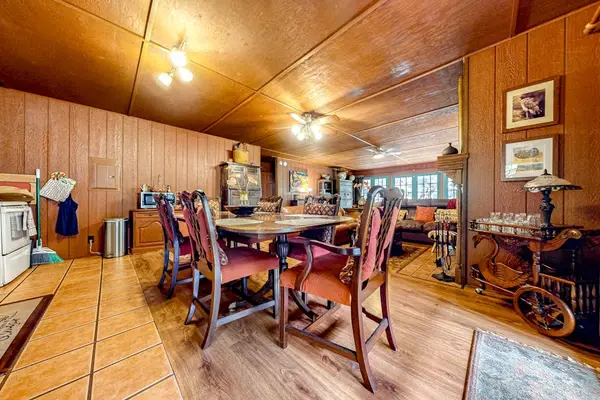 Dining room with seating for six.  Perfect for dinners or game night