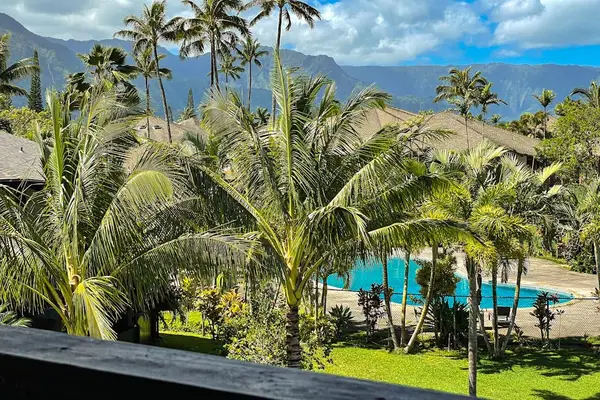 Tropical paradise views from your private lanai.