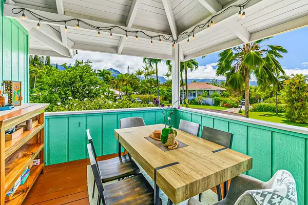 Covered Lanai For Open-Air Dining