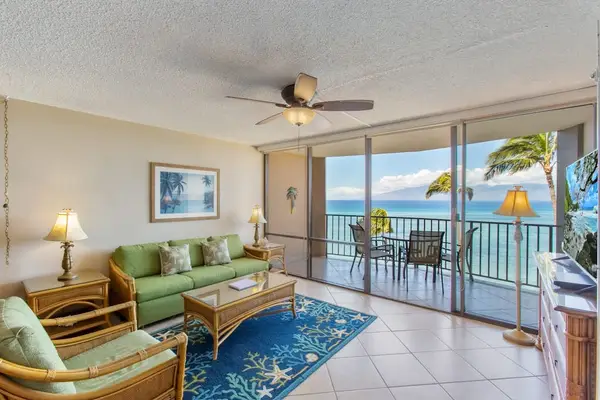 Bright living room with stunning oceanfront views