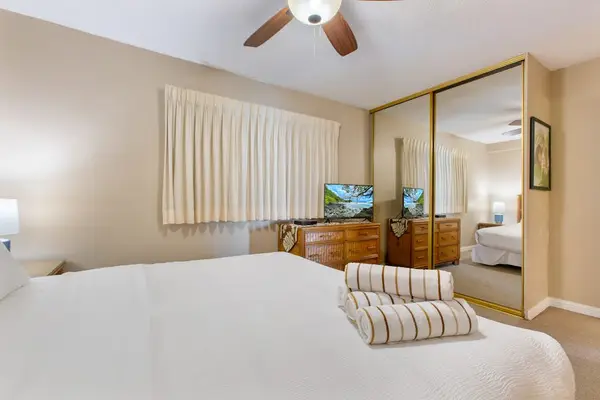 Relax in this cozy and inviting king bedroom