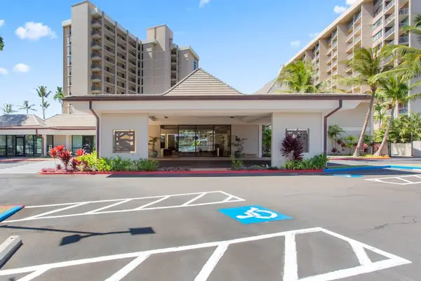 Convenient resort entrance with easy guest access