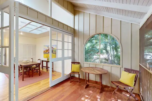 Calm island accommodation provides comfortable details for relaxed stays