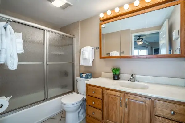 Bright bathroom with modern finishes