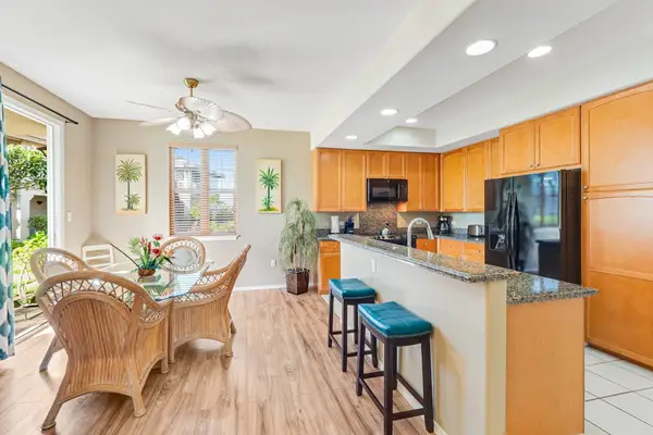 Kitchen open to the dining room and lots of natural light.