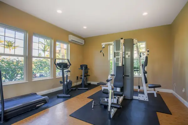 Stay in shape, while away from home.