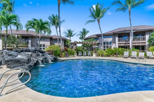 Waikoloa Colony Villas Community Pool with a lovely relaxing waterfall feature.