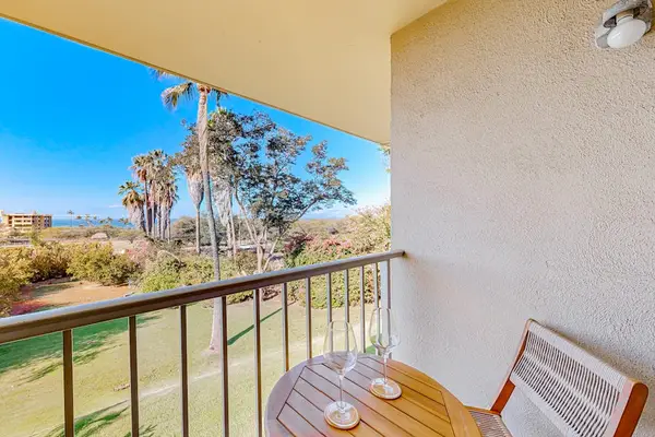 Balcony with beautiful garden views