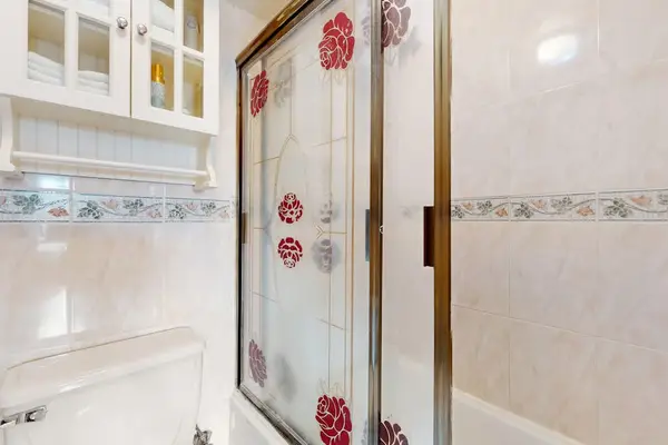 A welcoming bathroom with thoughtful touches for a relaxing stay.