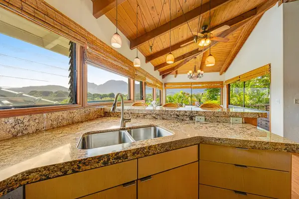 Gourmet Kitchen With Island Views