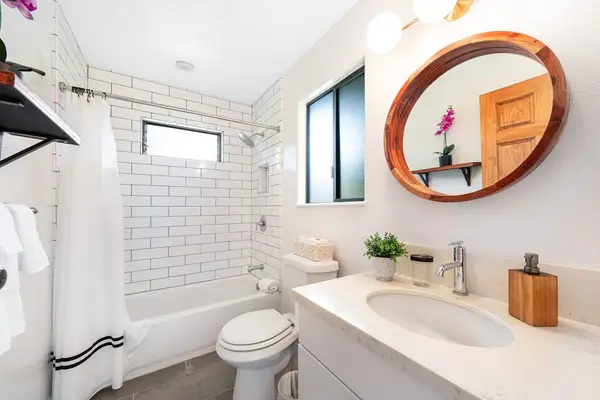 Resort-Style Vanity And Shower