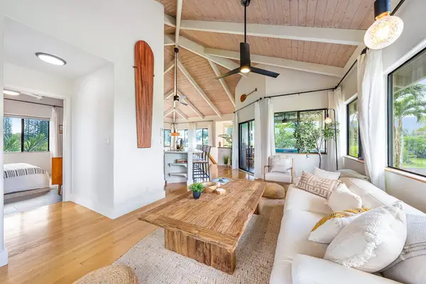 Bright Great Room With Tropical Charm
