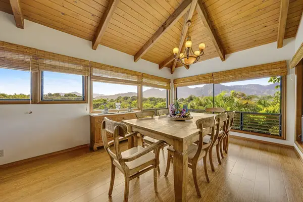 Sunlit Mountain View Dining Area