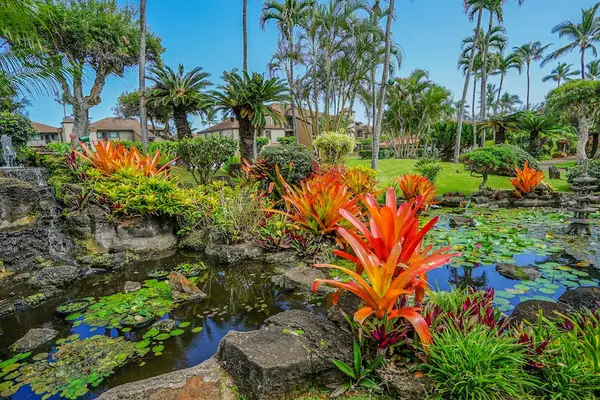 Pono Kai Resort, includes 12-acre grounds, an outdoor pool, a hot tub, a shuffleboard area, a barbecue facility with gas grills, a sauna, golf putting greens, Ping-Pong tables, a croquet lawn, a fitness center, tennis courts, and laundry facilities.